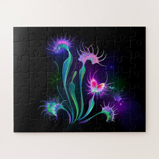 Puzzle Dionaea attrape-mouche lumineuse (Horizontal)