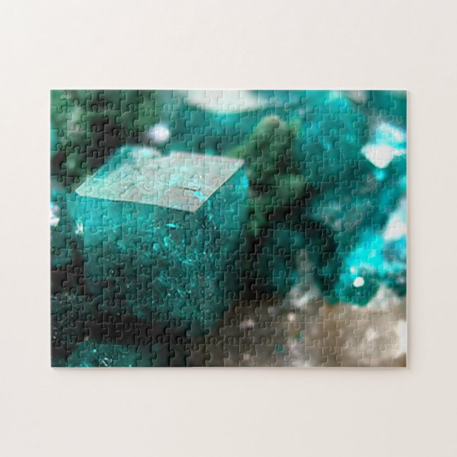 Puzzle ‎ dioptase (Horizontal)