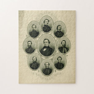 Puzzle Dirigeants du Sud de la Guerre civile