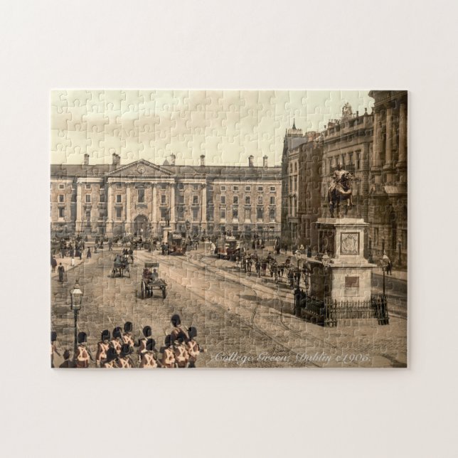 Puzzle d'Irlande, c1905 College Green Dublin  (Horizontal)