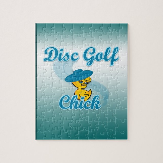 Puzzle Disc Golf Chick #3 (Vertical)