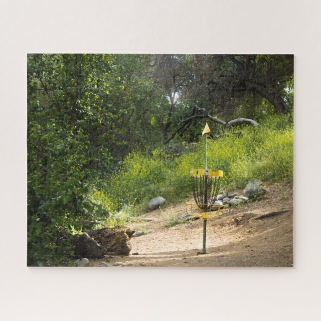 Puzzle Disc Golf Sunset (Horizontal)