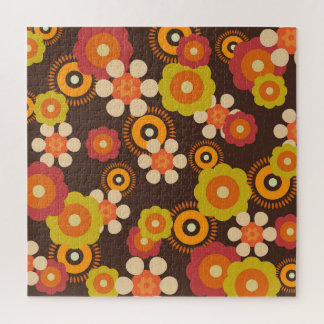 Puzzle Disco 70s 60s Retro Flowers Pop Culture