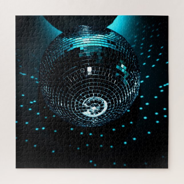 Puzzle Disco Ball Glare, Arrière - plan de discothèque. (Vertical)