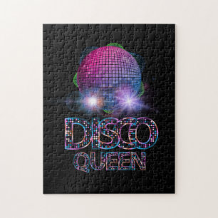 Puzzle Disco Queen - 70's Disco Theme Vintage seventies