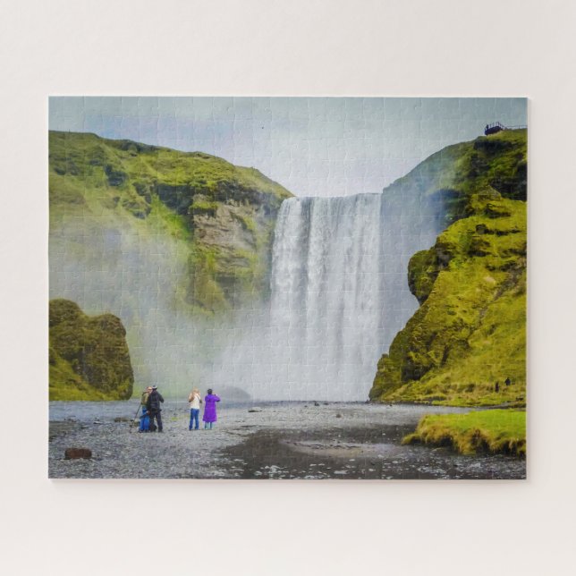 Puzzle d'Islande - Cascade de Skogafoss (Horizontal)