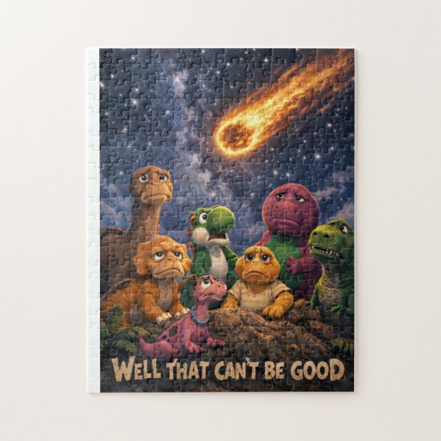 Puzzle Disparition des dinosaures (Vertical)