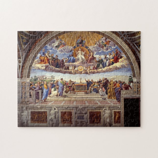 Puzzle Disputation du Saint Sacrement par Raphael (Horizontal)