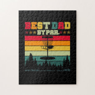 Puzzle Disque vintage Golf Papa Cadeau - Meilleur Papa Pa