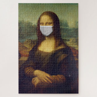 Puzzle Distances sociales Art Mona Lisa Funny