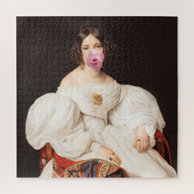 Puzzle Divas chewing-gum rose éclaté (Vertical)