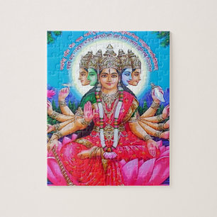 Puzzle Divinité de Gayatri Devi de déesse