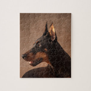 Puzzle Dobermann - Pinscher de dobermann