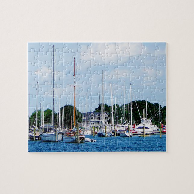 Puzzle Dock de village chez Wickford RI (Horizontal)