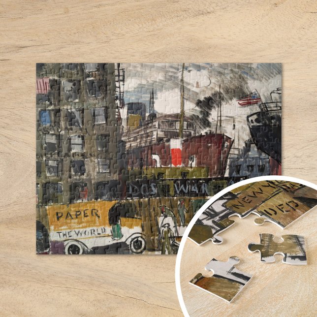 Puzzle Docks de New York | Joaquín Torres-García (Créateur téléchargé)