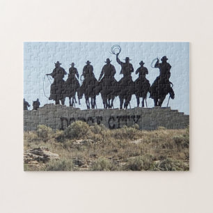 Puzzle Dodge City, Kansas - Wild West Town