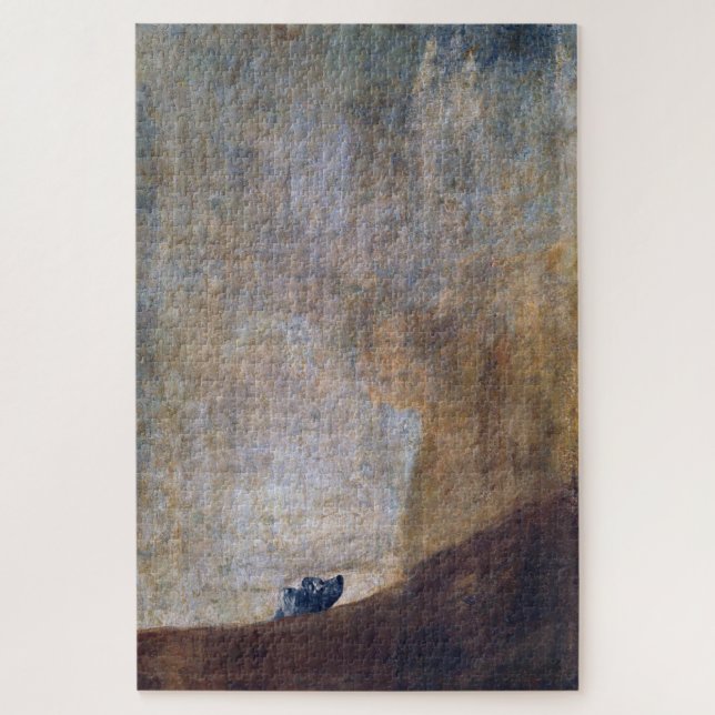 Puzzle Dog, Francisco Goya (Vertical)