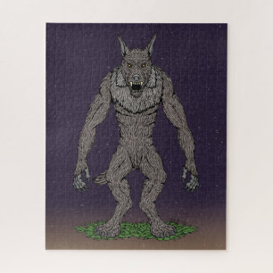 Puzzle Dogman Cryptid ou Werewolf