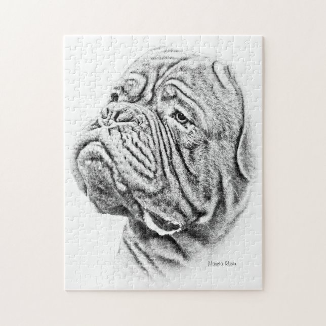 Puzzle Dogue De Bordeaux - mastiff français (Vertical)