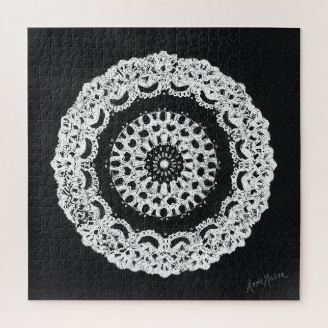 Puzzle Doily de grand-mère (Vertical)
