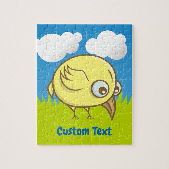 Puzzle d'oiseau jaune puzzle (Vertical)