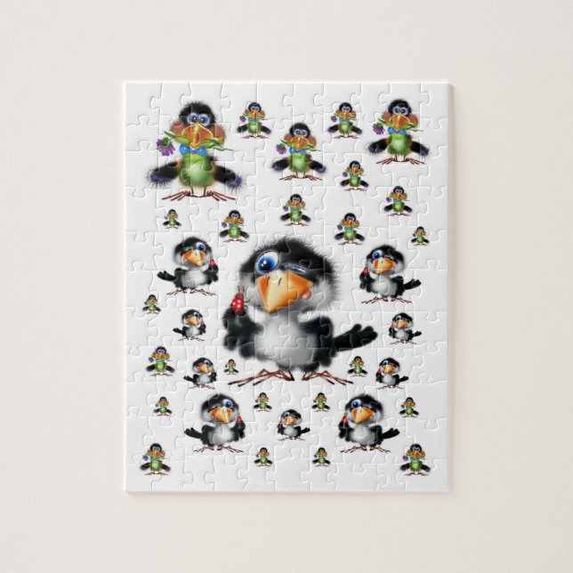 Puzzle d'oiseaux (Vertical)