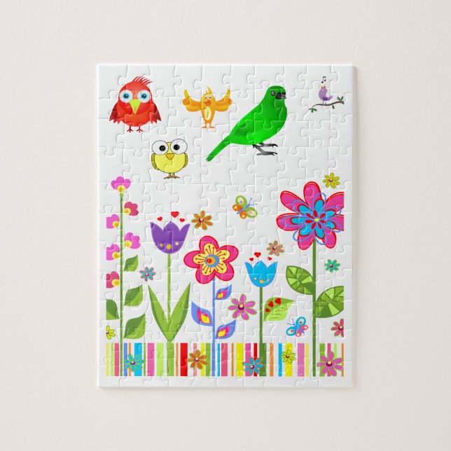 Puzzle d'oiseaux (Vertical)