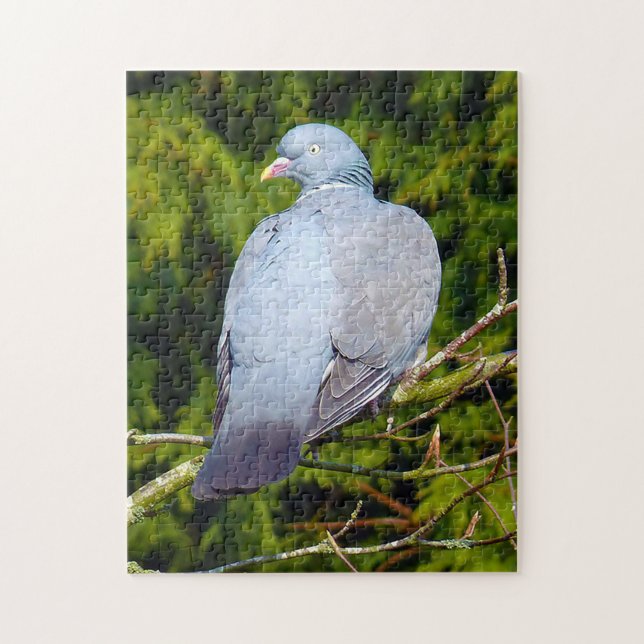 Puzzle d'oiseaux de pigeon de bois (Vertical)