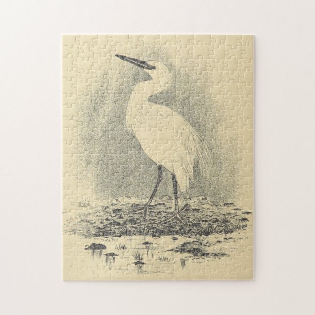 Puzzle d'oiseaux grands debout (Vertical)