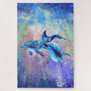 Puzzle Dolphin en couple