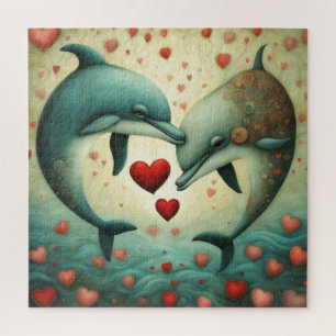 Puzzle Dolphin Love 2