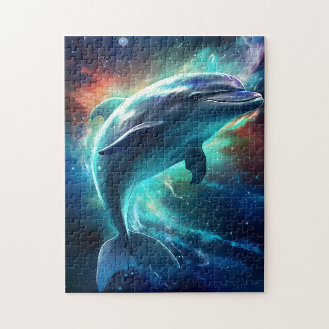 Puzzle Dolphin Starlight (Vertical)