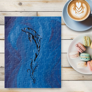 Puzzle Dolphine bleue