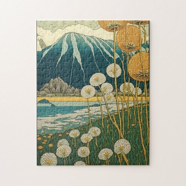 Puzzle Domaine des Dandelions Art Japonais (Vertical)