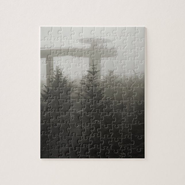 Puzzle Dôme de Clingmans dans le brouillard - GSMNP - 8x1 (Vertical)