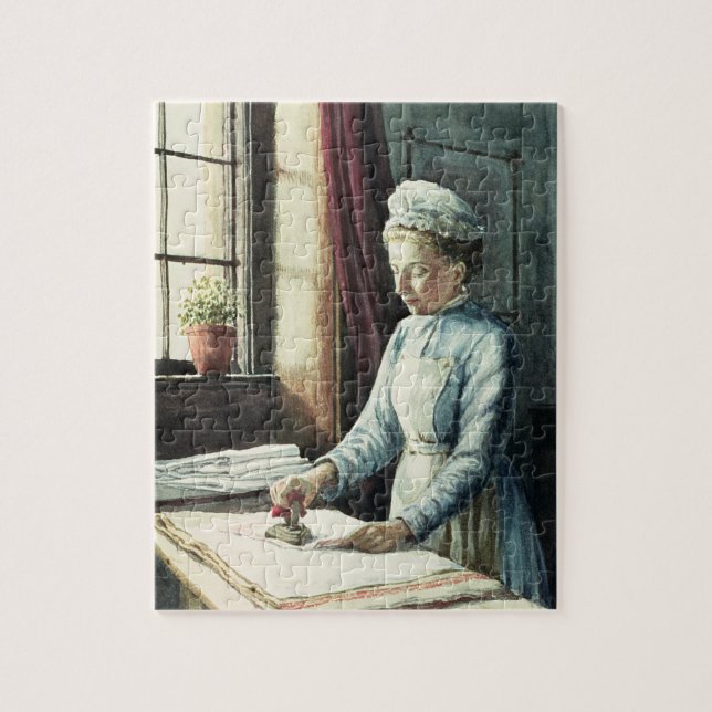 Puzzle Domestique de blanchisserie, c.1880 (Vertical)