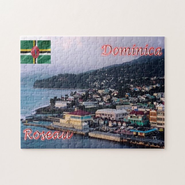 Puzzle Dominica - Roseau - (Horizontal)