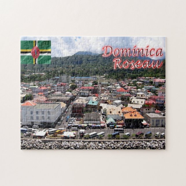 Puzzle Dominica - Roseau - Cuise Pics - (Horizontal)