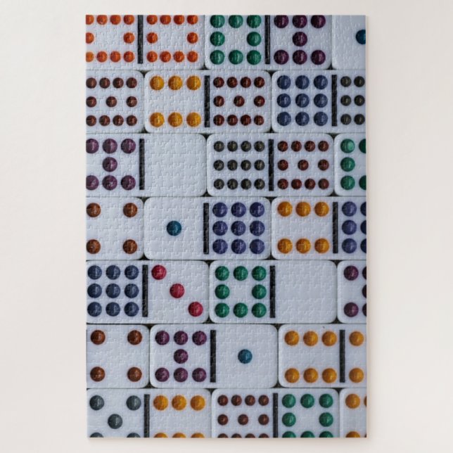 Puzzle Dominos Numbers Game (Vertical)