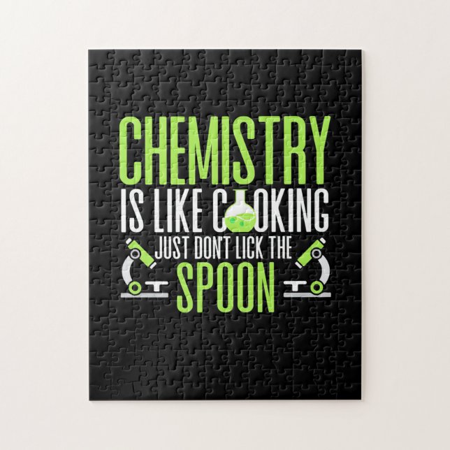 Puzzle Don de scientifique | La chimie est comme la Cuisi (Vertical)