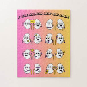 Puzzle Don d'organe du rein_Partagé Mon disque de rechang