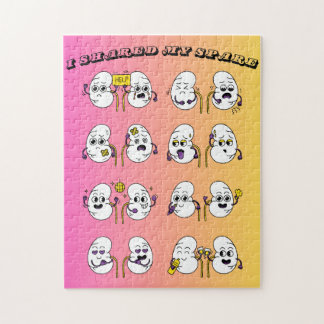 Puzzle Don d'organe du rein_Partagé Mon disque de rechang