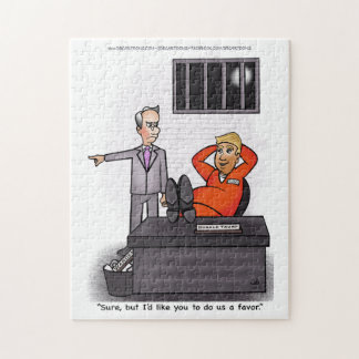 Puzzle Donald Trump - Le casse-tête de la scie à dessin