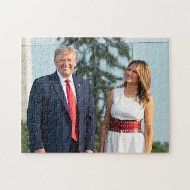 Puzzle Donald Trump & Melania 4 juillet 2020 (Horizontal)
