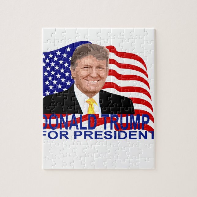 Puzzle Donald Trump pour le Président T-shirt "; .png (Vertical)