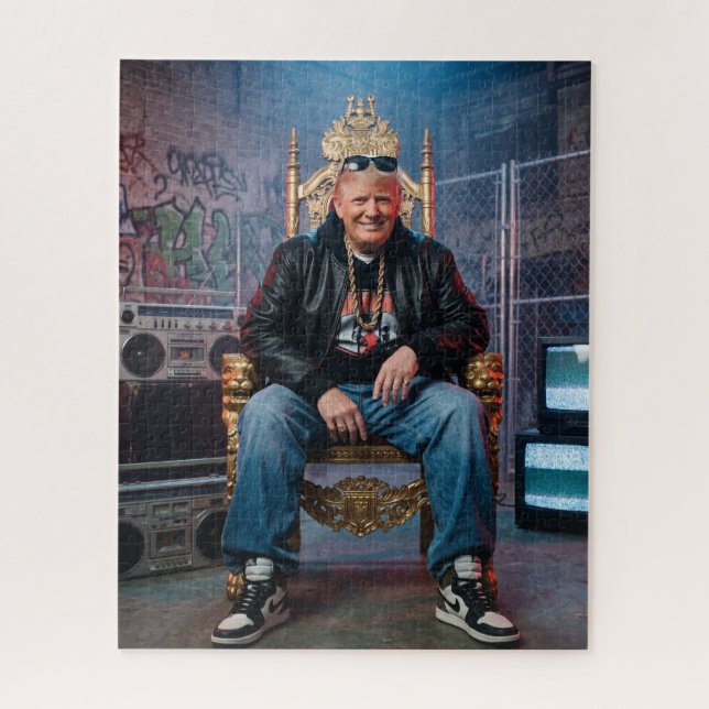 Puzzle Donald Trump rappeur hip hop  (Vertical)
