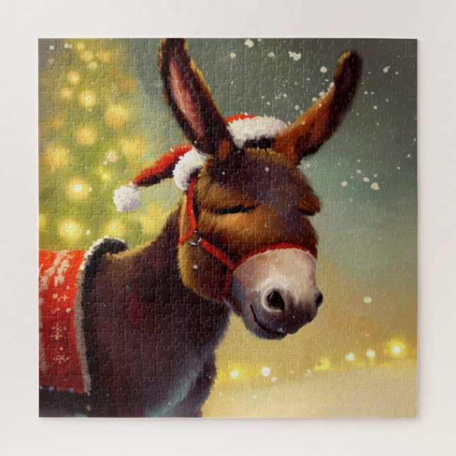 Puzzle Donkey de Noël (4) (Vertical)