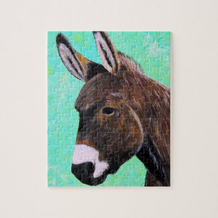 Puzzle Donkey Painting