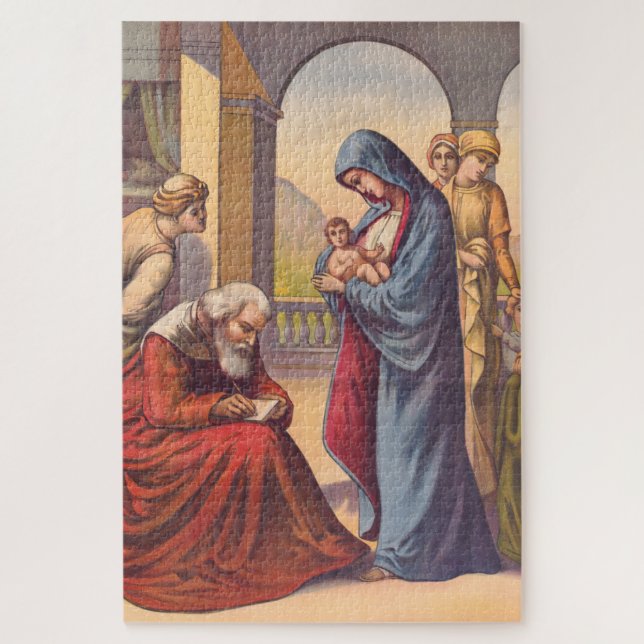 Puzzle Donner à l'enfant le nom de Jean (Vertical)
