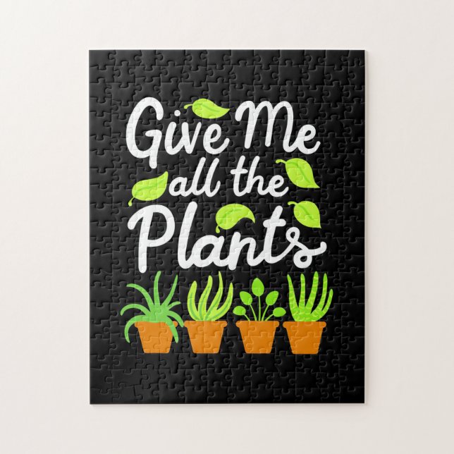 Puzzle Donnez à Gardener tous les Plantes (Vertical)